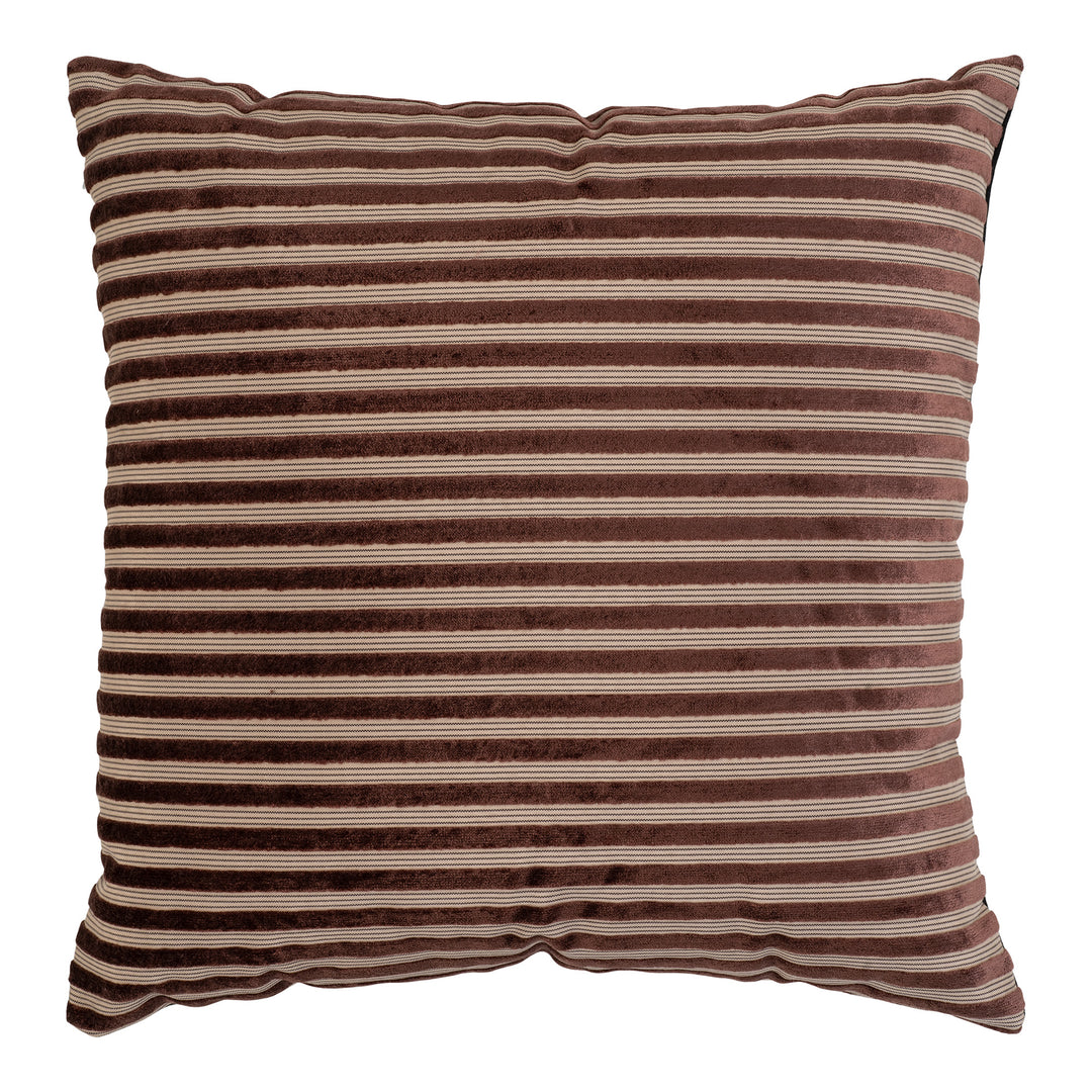 HOUSE NORDIC Perth pude kvadratisk beige/brun viskose/polyester stof 45x45