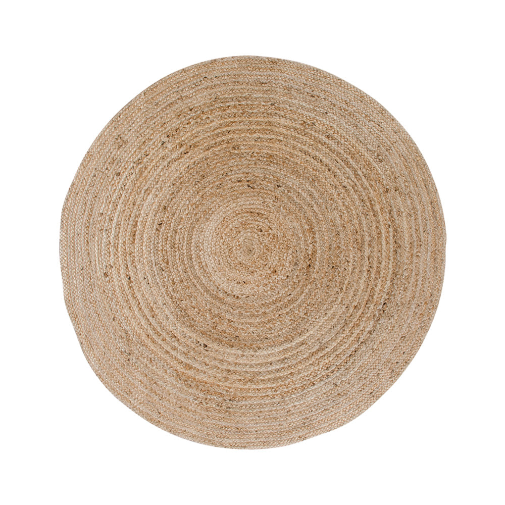 HOUSE NORDIC Bombay gulvtæppe natur bomuld/jute rund Ø90