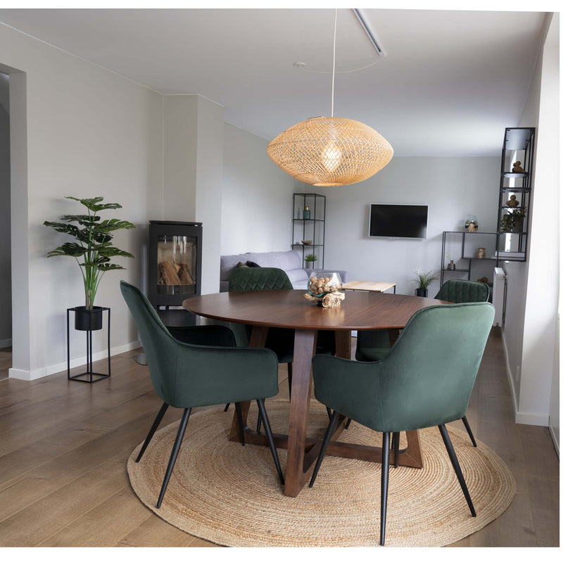 Bombay Gulvtæppe - Rundt i flettet natur jute 4 størrelser - Ø180 cm ❤ Stort online udvalg i HouNordic ❤ Billig fragt og hurtig levering 2 - 5 hverdage ❤ Varenummer: BGH-42365084303612 / Ean: &