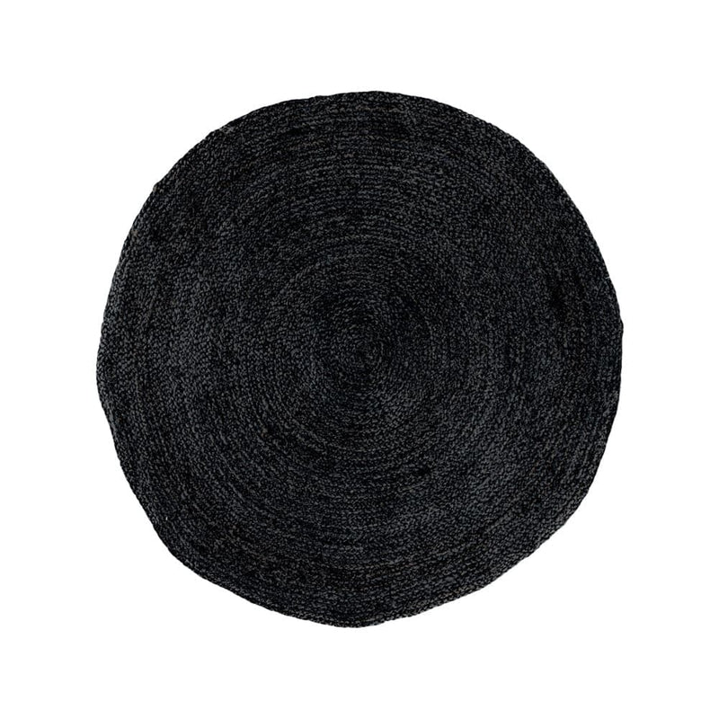 Bombay Gulvtæppe - Rundt i flettet mørkegrå jute Ø150 cm - Ø90 cm ❤ Stort online udvalg i HouNordic ❤ Billig fragt og hurtig levering 2 - 5 hverdage ❤ Varenummer: BGH-42372603412732 / Ean: &