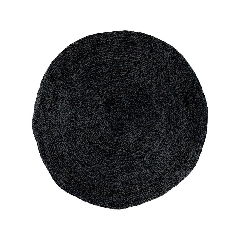 Bombay Gulvtæppe - Rundt i flettet mørkegrå jute Ø150 cm - Ø150 cm ❤ Stort online udvalg i HouNordic ❤ Billig fragt og hurtig levering 2 - 5 hverdage ❤ Varenummer: BGH-42372603445500 / Ean: &