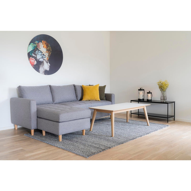 Ohio Gulvtæppe - Håndvævet i grå lyseblå flad vævning 2 størrelser - 200x300 cm ❤ Stort online udvalg i HouNordic ❤ Billig fragt og hurtig levering 2 - 5 hverdage ❤ Varenummer: BGH-42365153509628 / Ean: &