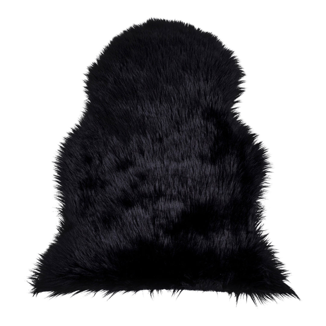 HOUSE NORDIC imiteret Lammeskind sort polyester