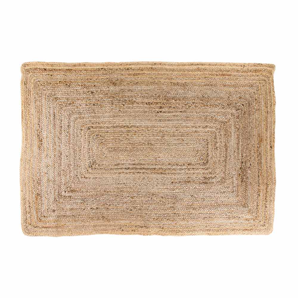 HOUSE NORDIC Bombay gulvtæppe natur jute/bomuld rektangulær 180x120
