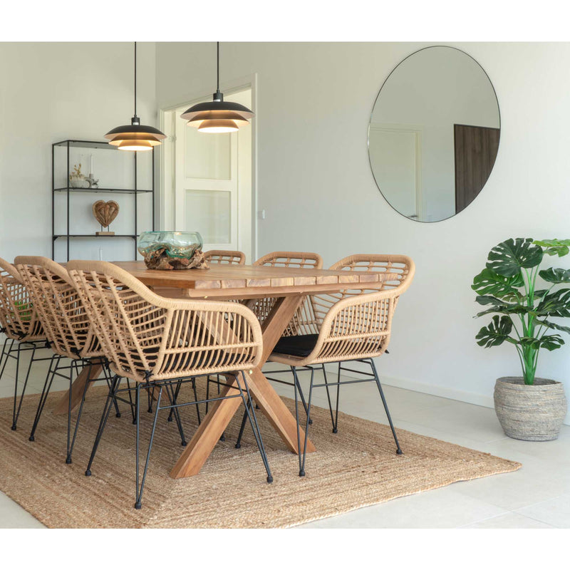 Bombay Gulvtæppe - i flettet natur jute 4 størrelser - 180x240 cm ❤ Stort online udvalg i HouNordic ❤ Billig fragt og hurtig levering 2 - 5 hverdage ❤ Varenummer: BGH-42372545806588 / Ean: &