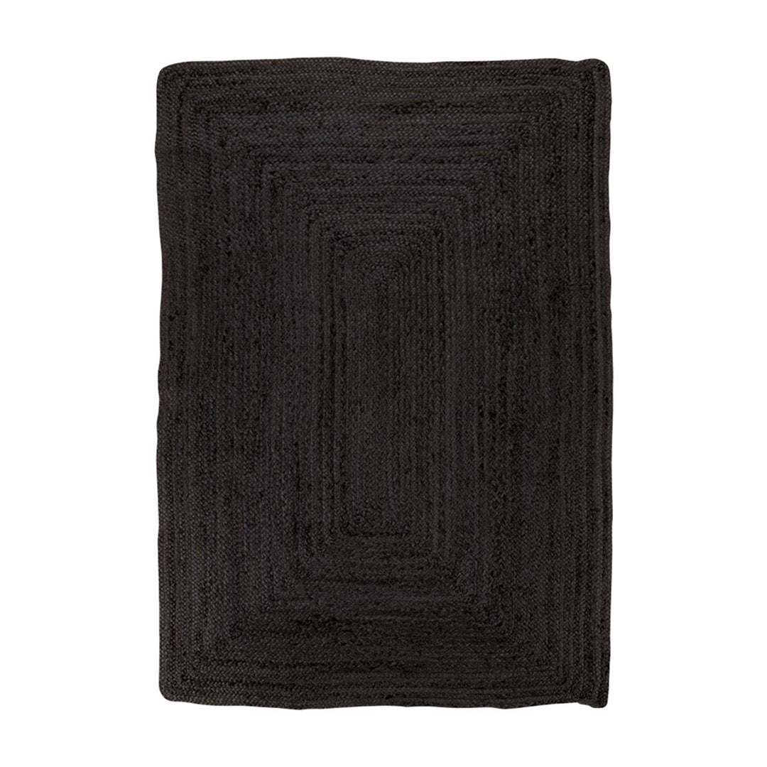 HOUSE NORDIC rektangulær Bombay gulvtæppe grå jute 180x120