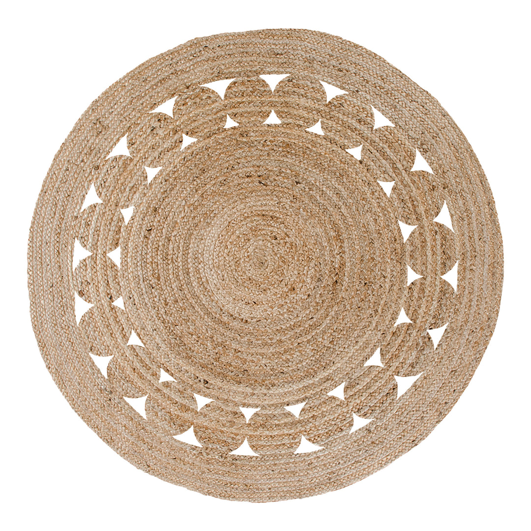 Produktbillede af House Nordic Bombay Tæppe flettet natur jute med mønster 150 i premium kvalitet