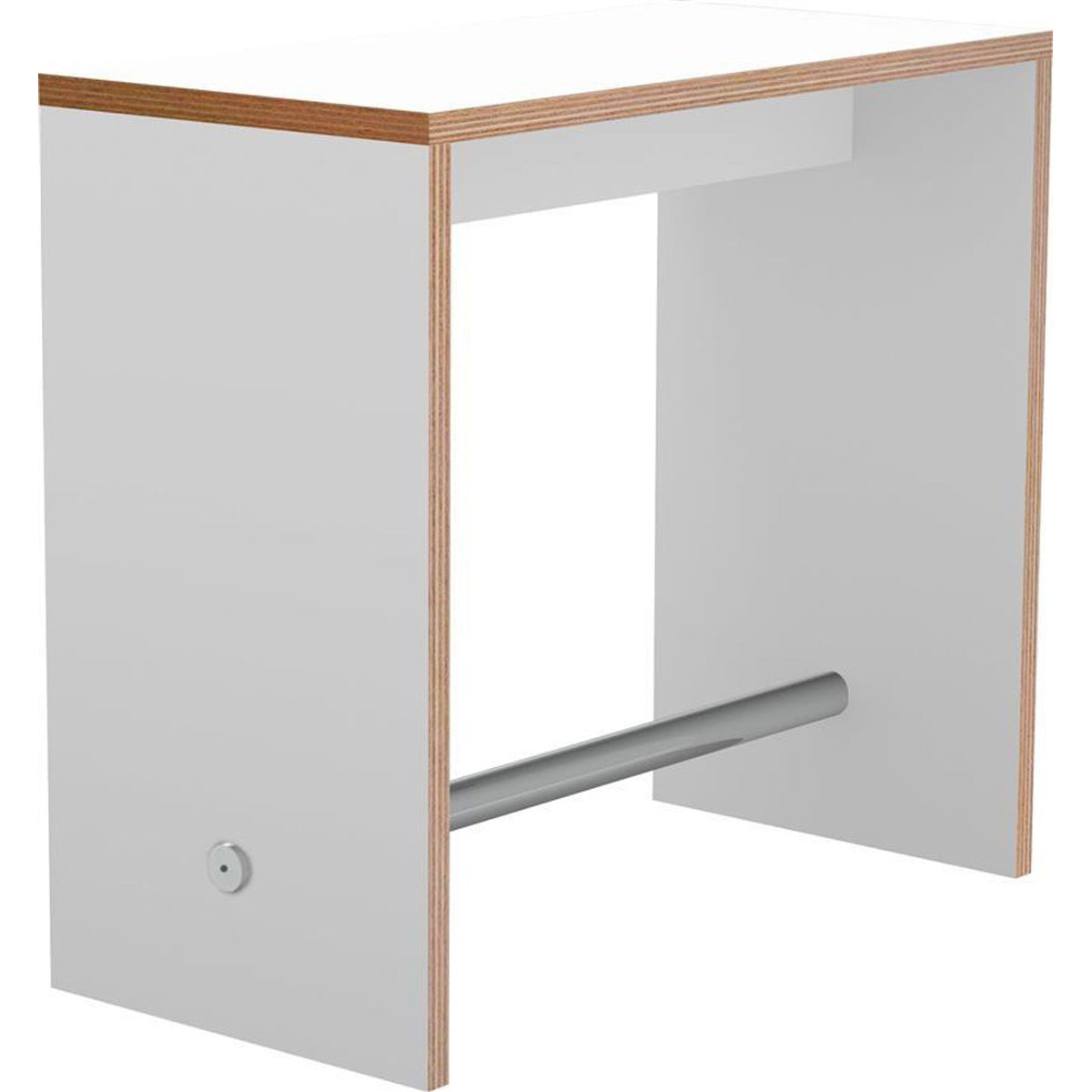 Produktbillede af U-bord 60x180x110 cm Hvid på tilbud