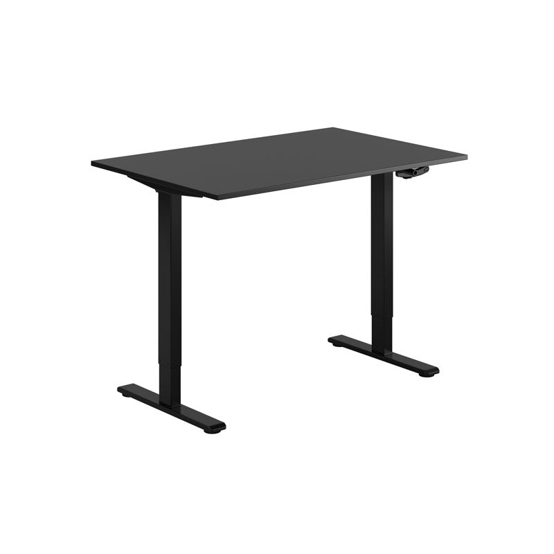 Produktbillede af ECO Hæve/Sænkebord manuelt 120x80cm Sort sort på tilbud