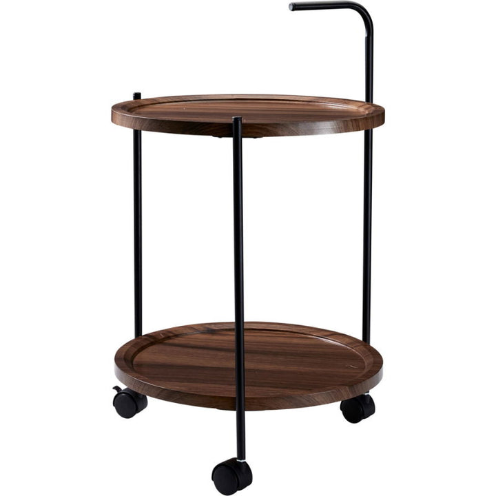 Produktbillede af Sidebord På Hjul Ø40xh67 Cm på tilbud i brug