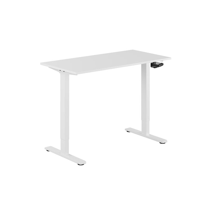 Produktbillede af ECO Hæve/Sænkebord manuelt 120x60cm Hvid-hvid på tilbud