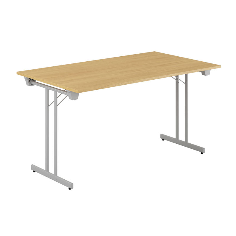 Produktbillede af Dinner Style 140x80cm Sammenklappeligt bord Eg-grå på tilbud