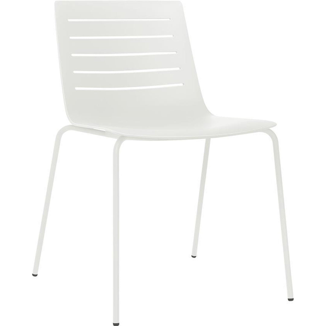 Produktbillede af SKIN stol m/ben Hvid på tilbud
