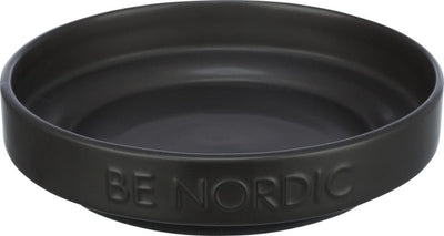 Trixie - BE NORDIC bowl, flat, ceramic/rubber ring, 0.3L/ø16cm, black » Kæmpe udvalg i Trixie » Billig fragt og hurtig levering 2 - 5 hverdage - Varenummer: BGH-48703699616074 / Ean: '4011905245225 på lager - Udsalg på Spar op til 65% - Over 857 kendte brands på udsalg