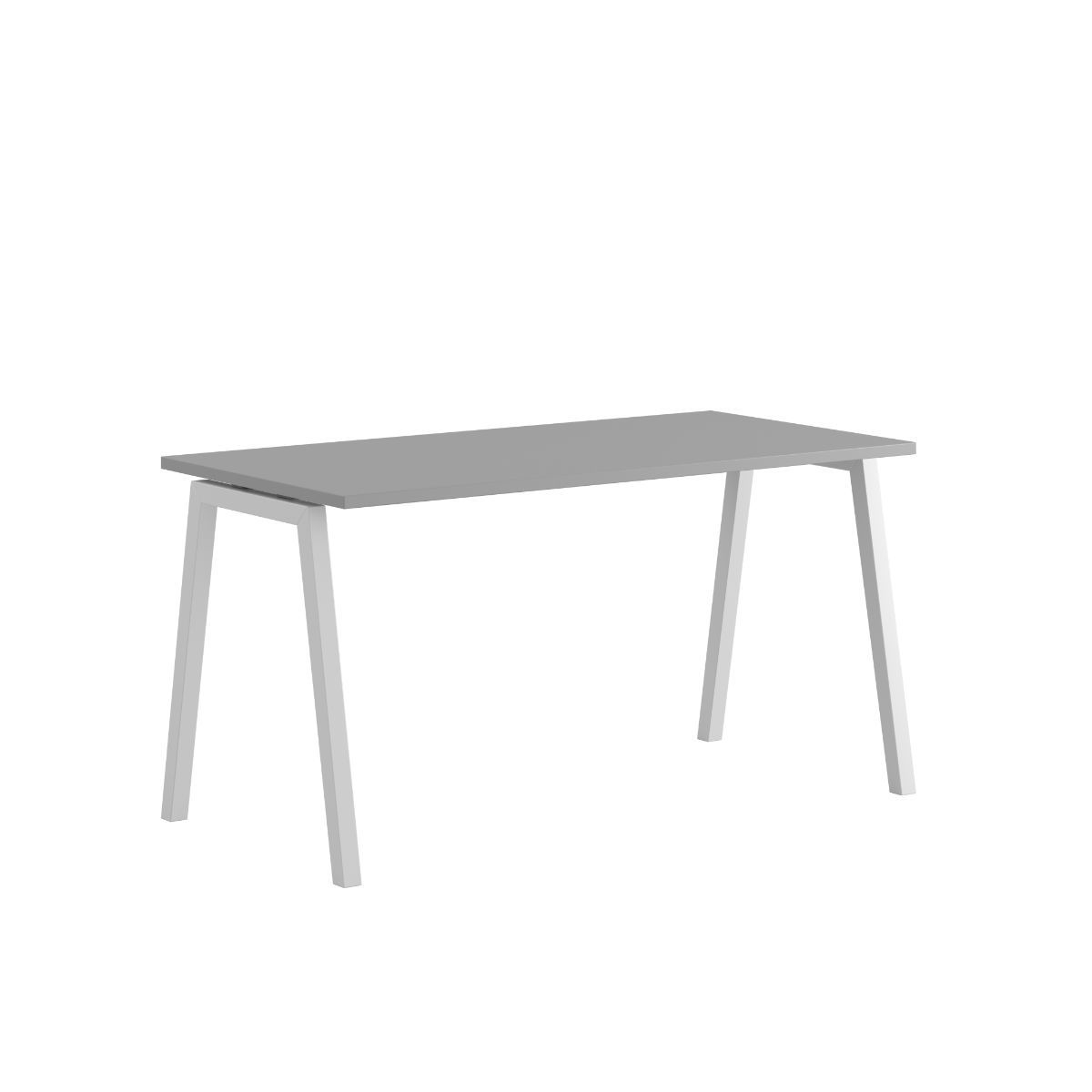 Produktbillede af Luna A Bord 140x70cm Grå-hvid på tilbud