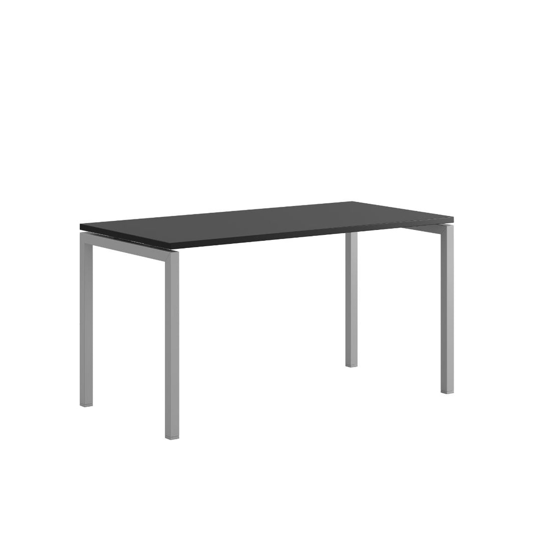 Produktbillede af Luna U Bord 140x70cm Sort-grå på tilbud