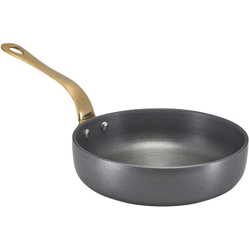 Produktbillede af Mini Stegepande i Aluminium 15 x 4 Cm Genware på tilbud – premium kvalitet og detaljer