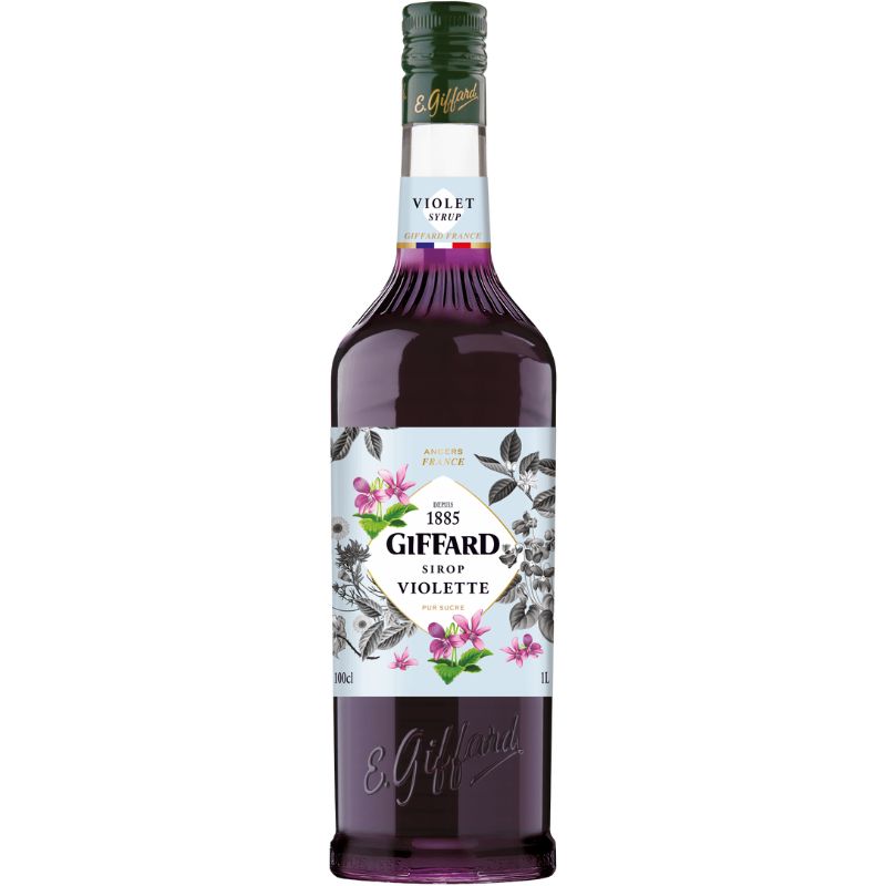 Produktbillede af Giffard Syrup Violet 1 Ltr på tilbud i premium kvalitet