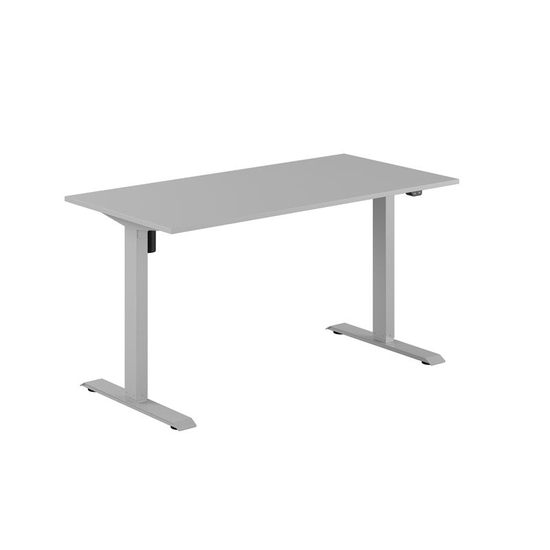 Produktbillede af EASY Hæve/Sænkebord m/1 motor 140x70cm Grå-grå på tilbud