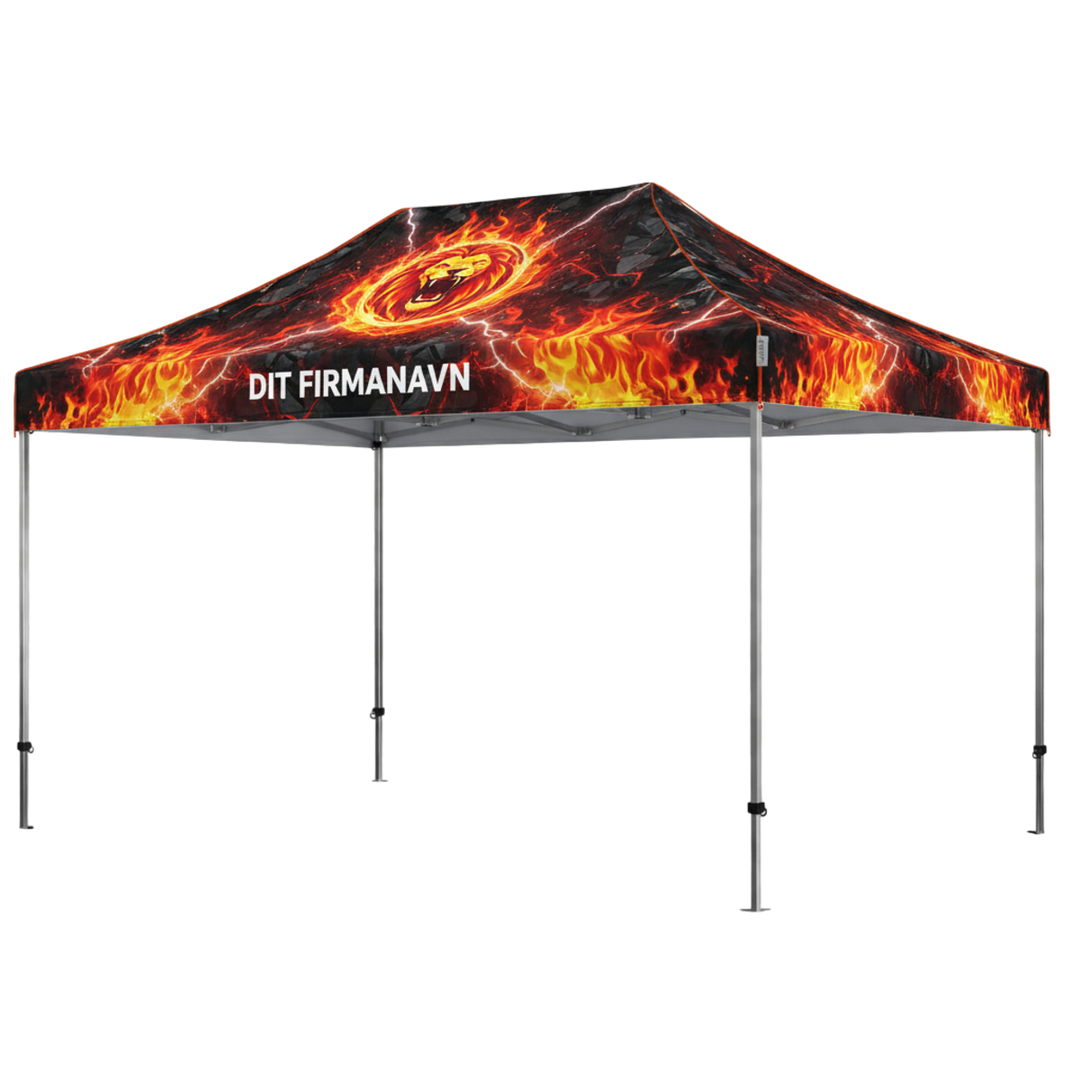 Produktbillede af Foldetelt Komplet 3x4,5m Premium Plus Fullprint på tilbud