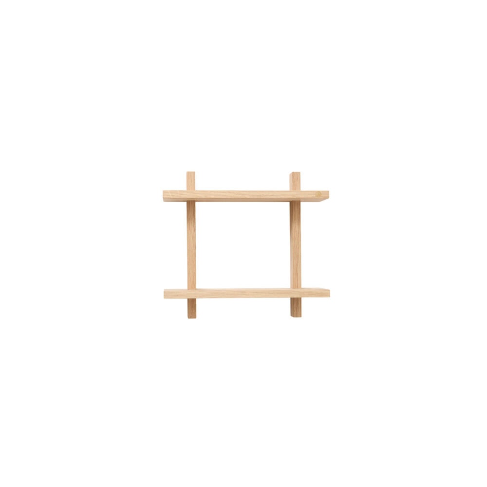 Produktbillede af Andersen Furniture Treat Shelf Double Small 34 x 12 x H34 cm Eg i premium kvalitet