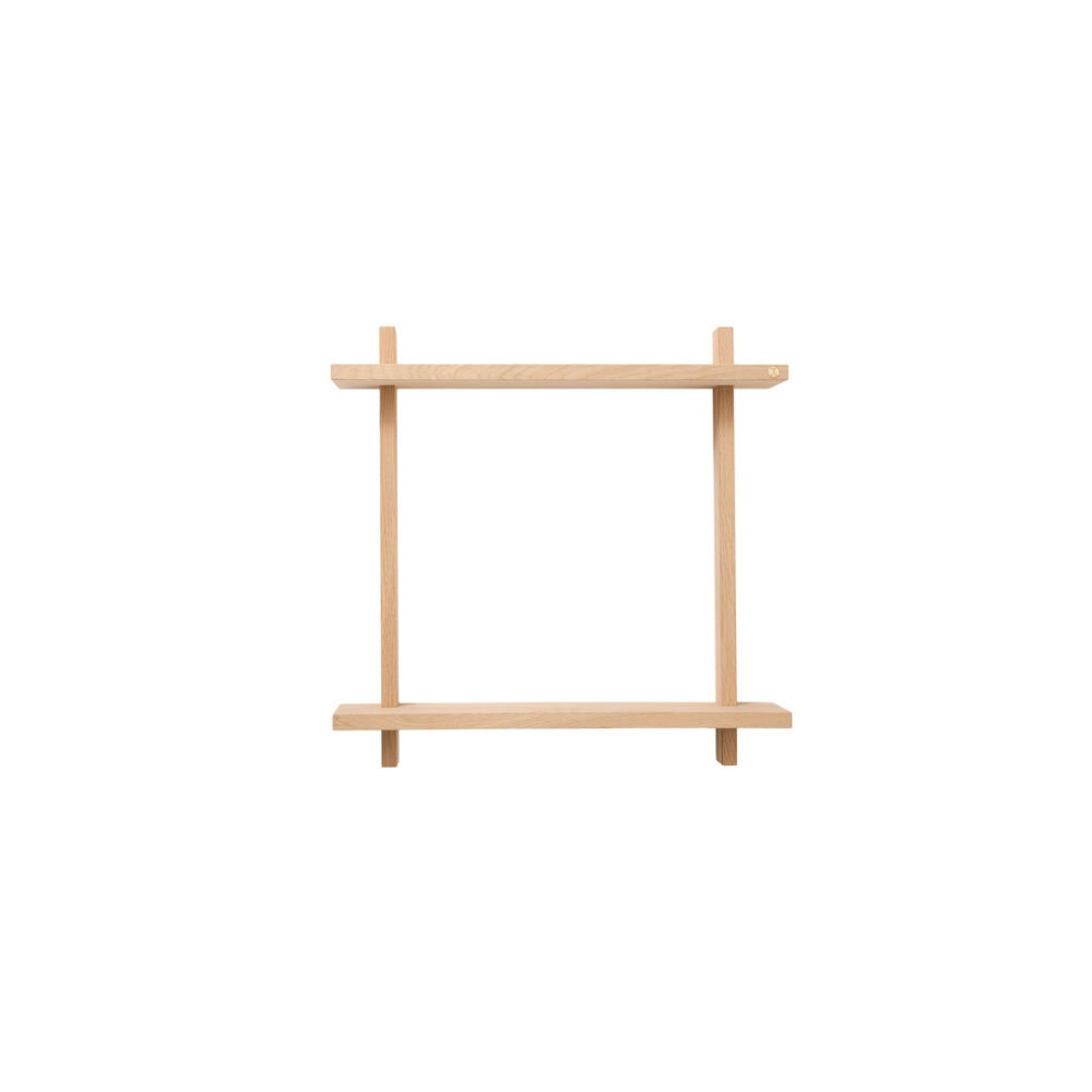 Produktbillede af Andersen Furniture Treat Shelf Double Large 50 x 12 x H50 cm Eg i premium kvalitet