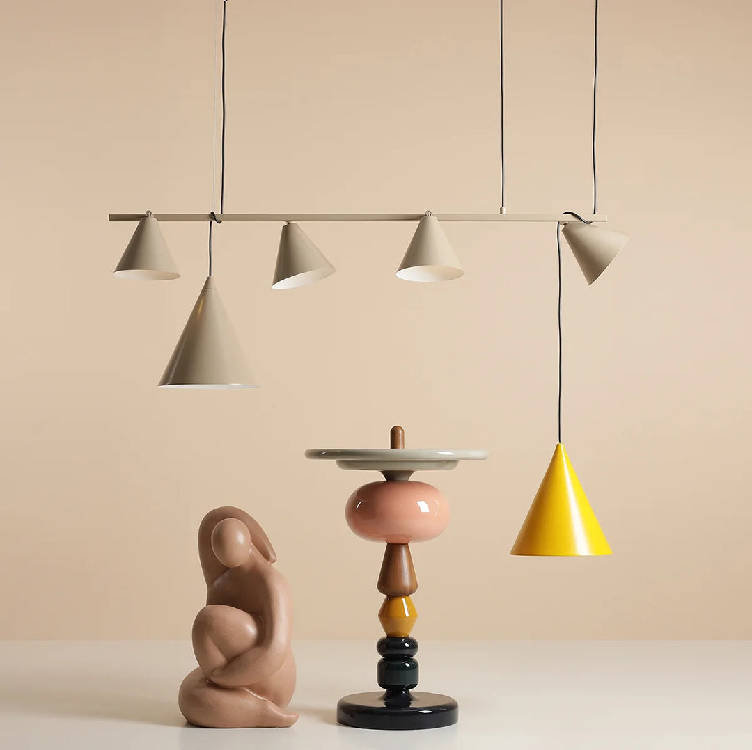 Produktbillede af Frigg- Loftlampe i beige metal på tilbud i høj kvalitet