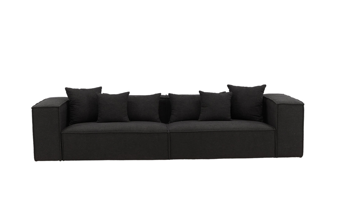 VIND COLLECTION Gillholmen Sofa Sort Stof Bouclé