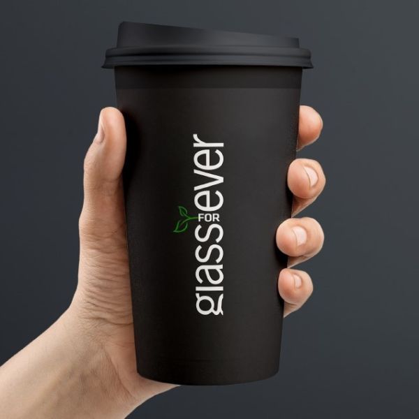 Produktbillede af Kaffekop To-go 30 Cl. Sort på tilbud i brug