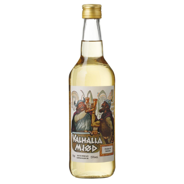 Produktbillede af Valhalla Mjød Glasflaske Fl 70 på tilbud i brug