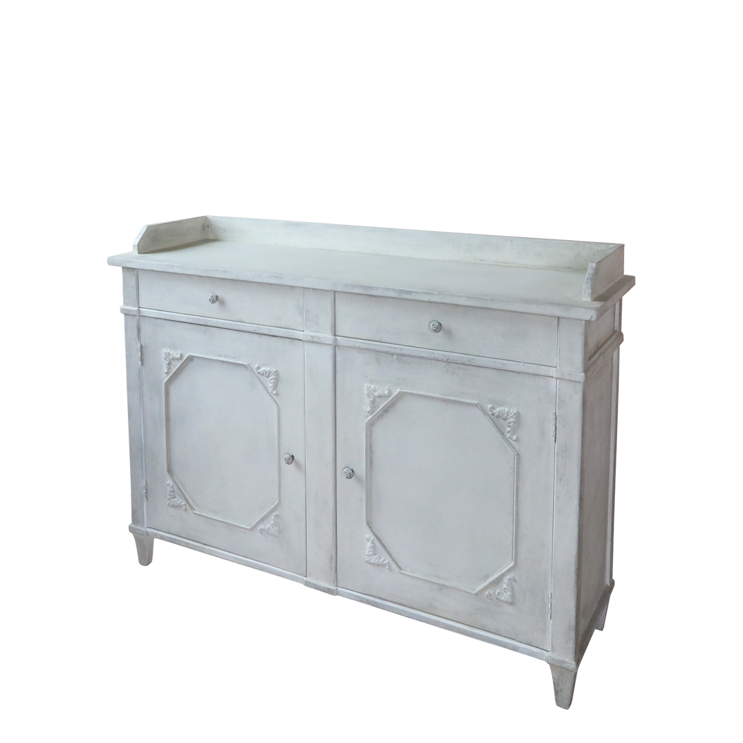 Produktbillede af CHIC ANTIQUE SKÆNK M/2 LÅGER / 2 SKUFFER 153 i premium kvalitet