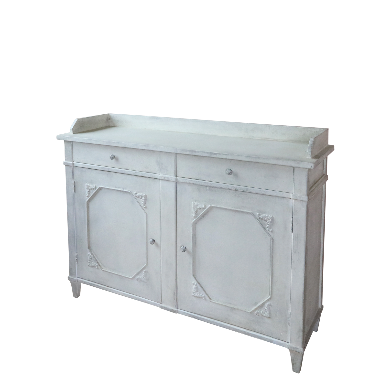 Produktbillede af CHIC ANTIQUE SKÆNK M/2 LÅGER / 2 SKUFFER 153 i premium kvalitet
