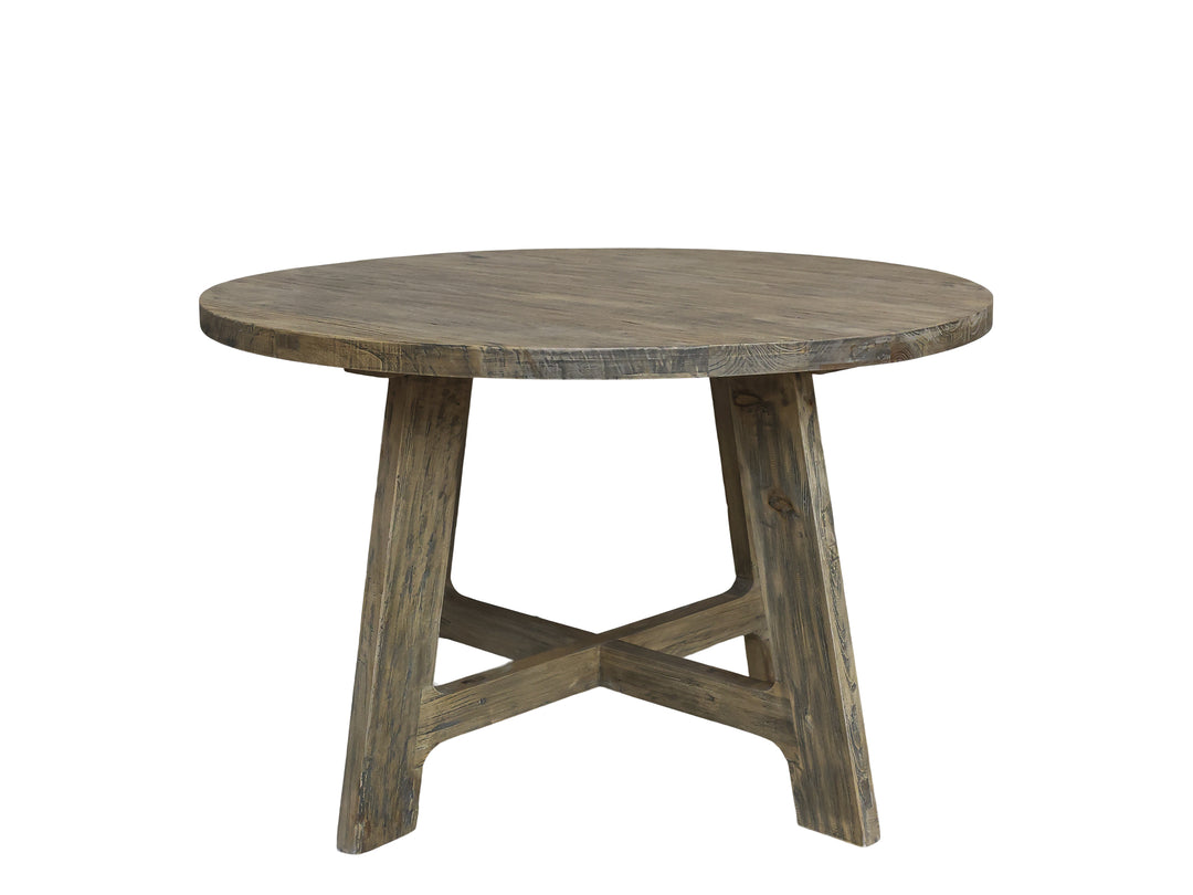 Produktbillede af CHIC ANTIQUE MARSEILLE SPISEBORD GENBRUGSTRÆ 120 i premium kvalitet