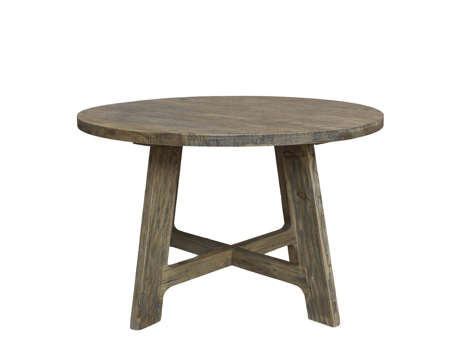 Produktbillede af CHIC ANTIQUE MARSEILLE SPISEBORD GENBRUGSTRÆ 120 i premium kvalitet