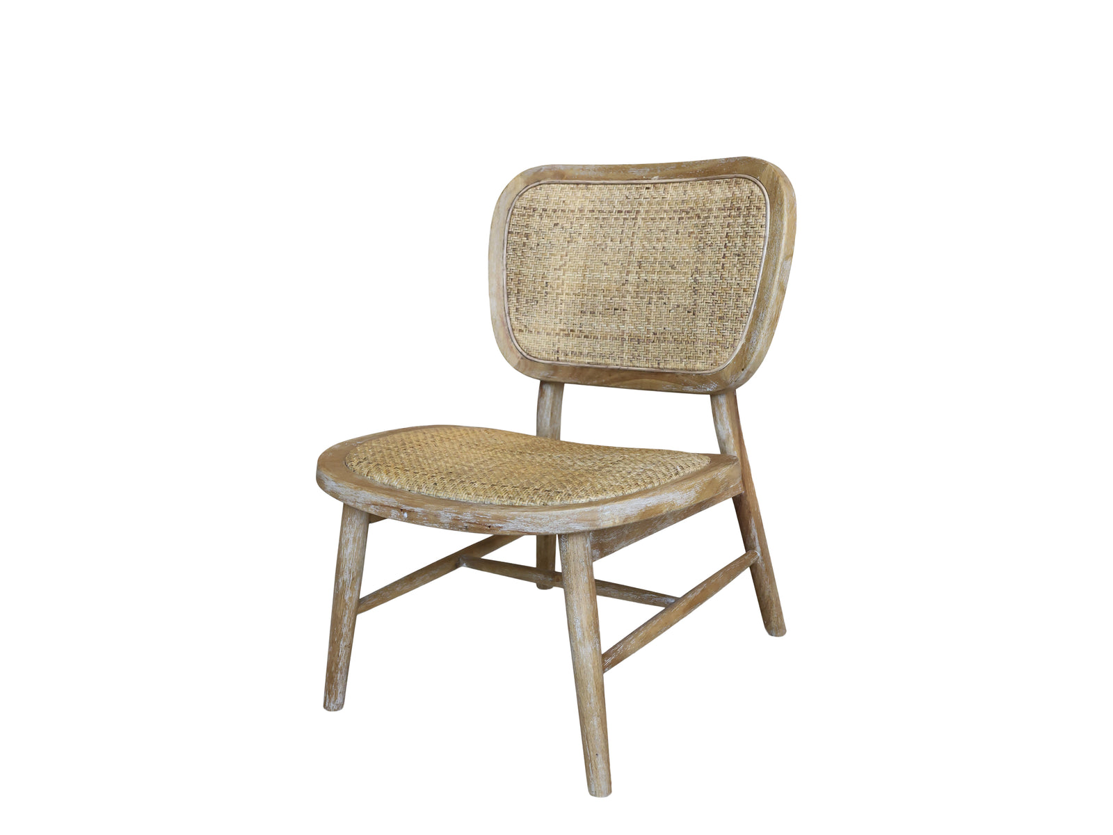 Produktbillede af CHIC ANTIQUE LOUNGESTOL M/FLETSÆDE/RYG NATUR 78 i premium kvalitet