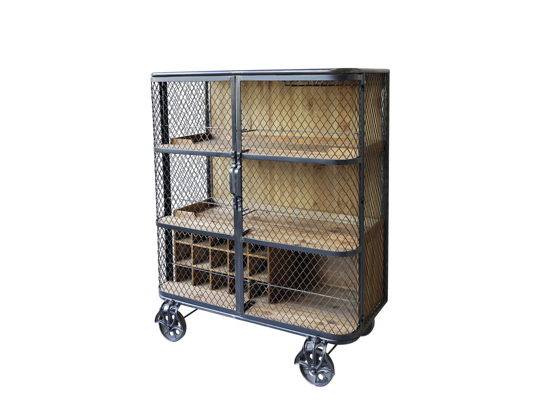 Produktbillede af CHIC ANTIQUE BARSKAB M/HJUL ANTIQUE KUL 116 i premium kvalitet