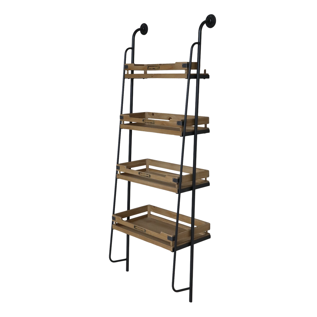 Produktbillede af CHIC ANTIQUE REOL TIL VÆG M/4 HYLDER 179,5 i premium kvalitet