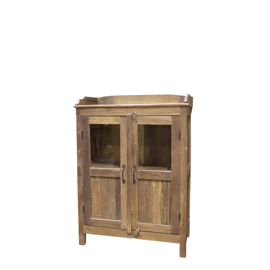 Produktbillede af CHIC ANTIQUE GRIMAUD SKAB M/GLASLÅGER NATUR 100 i premium kvalitet
