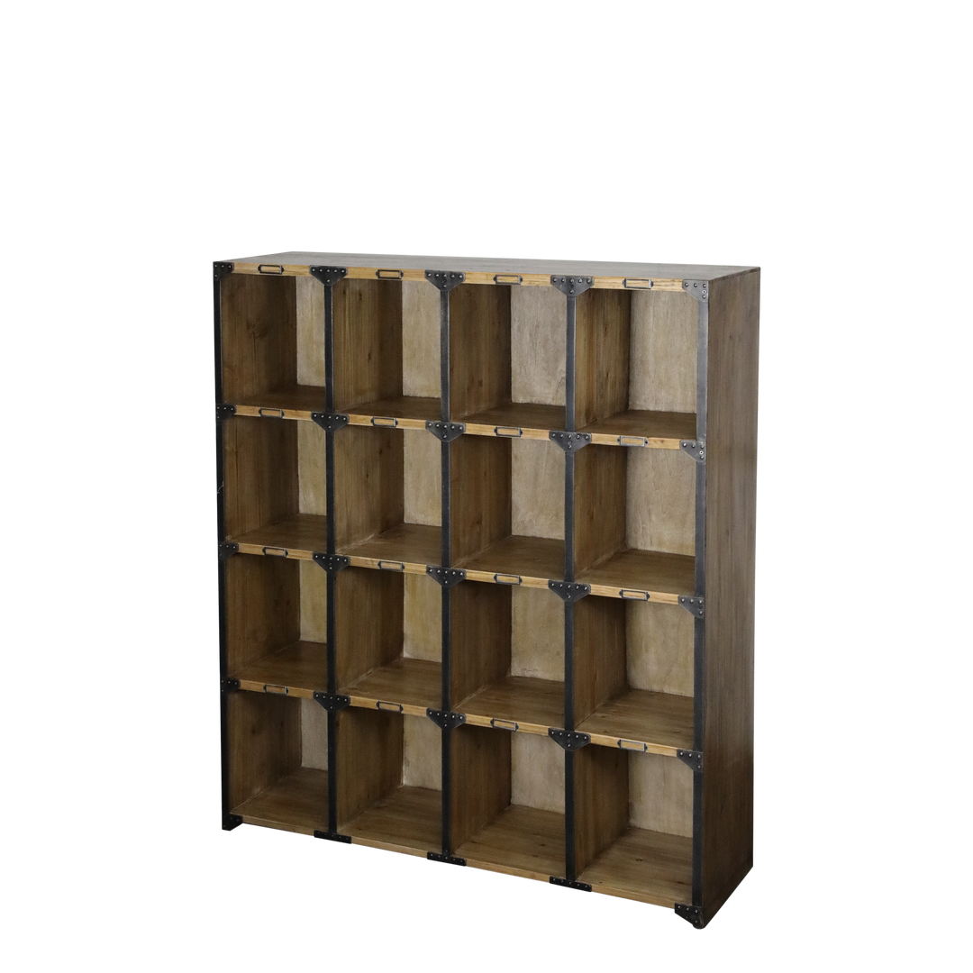 Produktbillede af CHIC ANTIQUE REOL M/ 16 RUM NATUR 100 i premium kvalitet