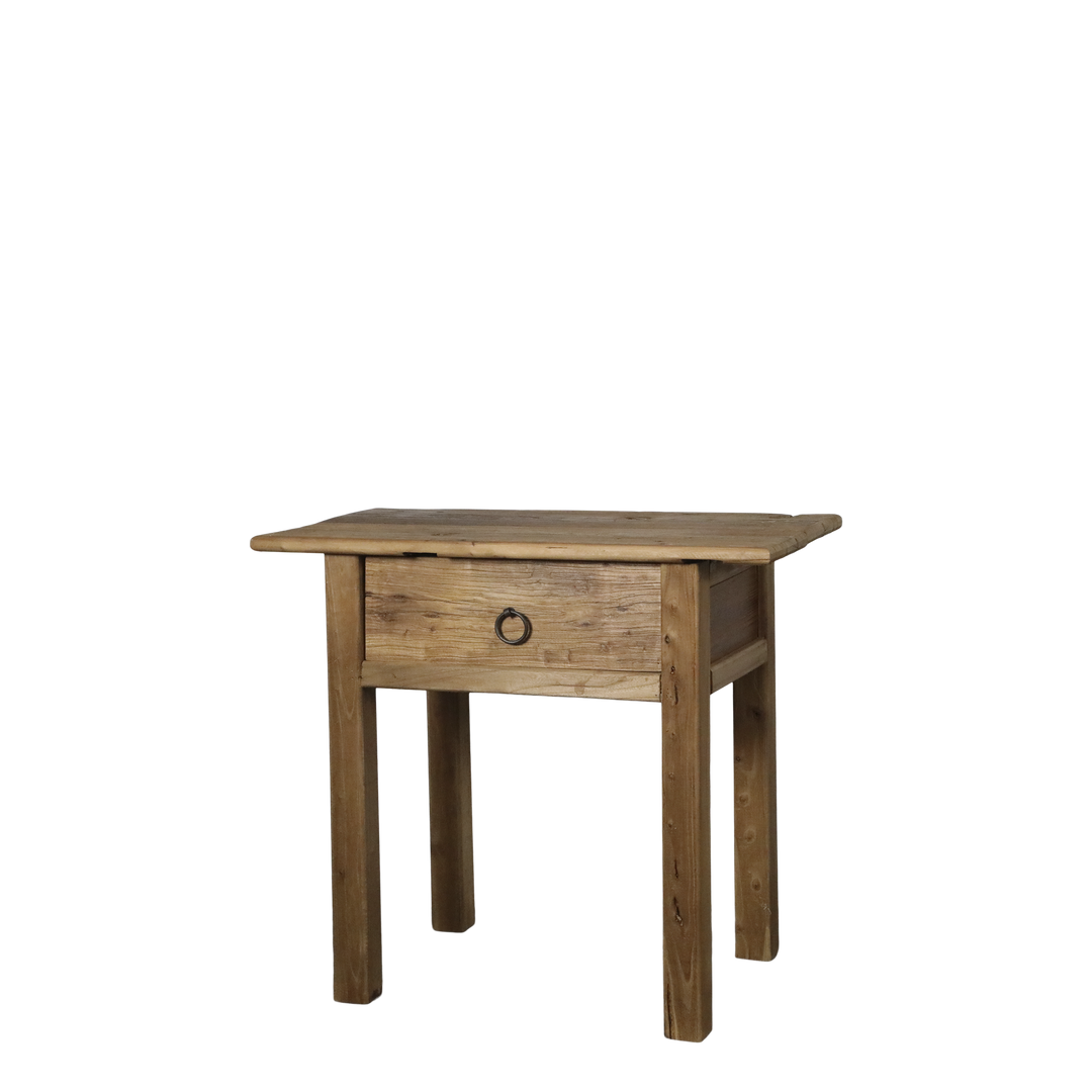 Produktbillede af CHIC ANTIQUE SIDEBORD M/SKUFFE NATUR 70 i premium kvalitet