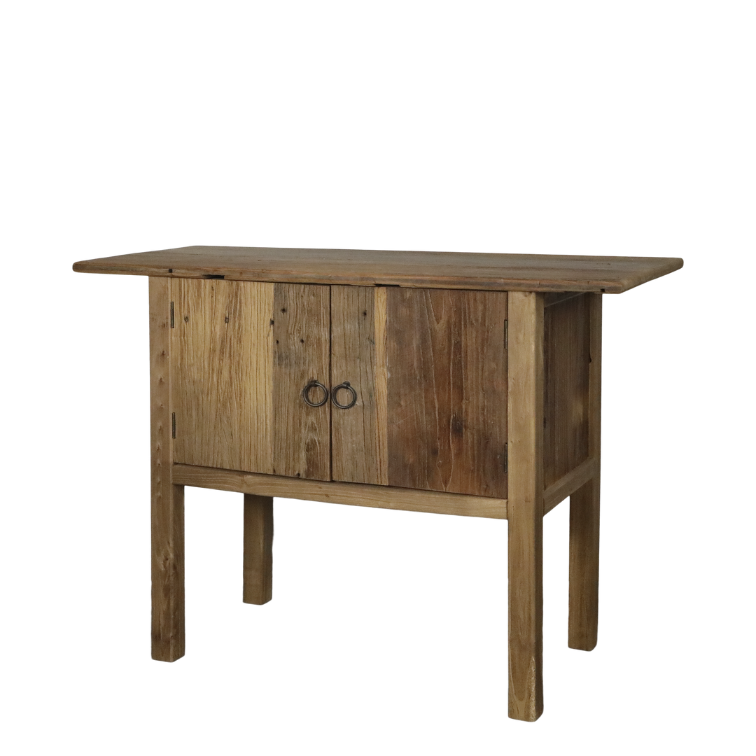 Produktbillede af CHIC ANTIQUE SKAB M/2 LÅGER NATUR 110 i premium kvalitet