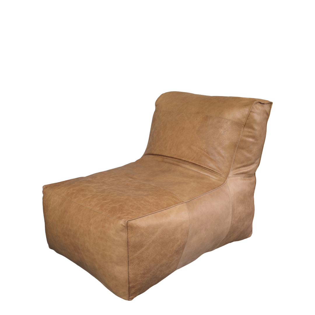Produktbillede af CHIC ANTIQUE LOUNGESTOL LÆDER COGNAC 103 i premium kvalitet