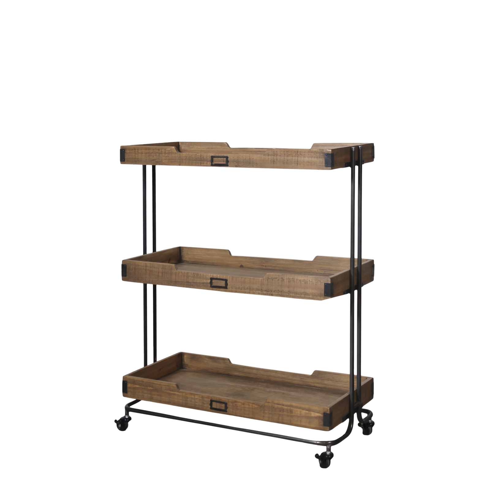 Produktbillede af CHIC ANTIQUE VOGN M/HJUL 3 BAKKER NATUR 92 i premium kvalitet