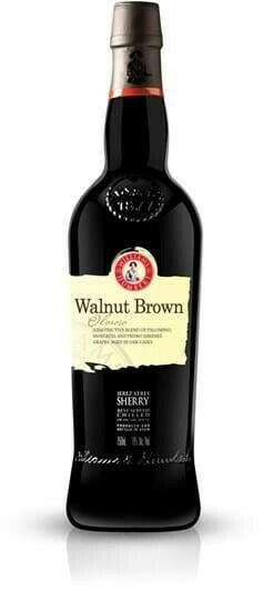 Walnut Brown Oloroso Sherry 0,75 Ltr ✔ Kæmpe udvalg i  WALNUTBROW ✔ Billig fragt og hurtig levering 2 - 5 hverdage - Varenummer: BAR-14589 / Ean: '8410028050901 på lager - Udsalg på Drikkevarer | Vin og champagne | Sherry Spar op til 59% - Over 1347 kendte brands på udsalg