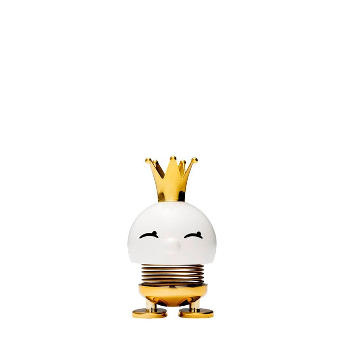 Produktbillede af Hoptimist Prinsesse Bimble hvid/guld lille i premium kvalitet