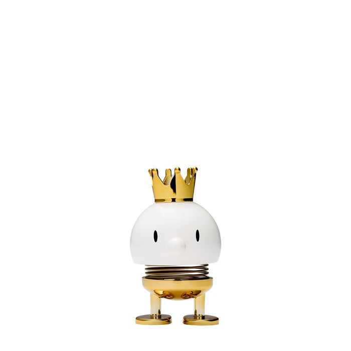 Produktbillede af Hoptimist Prins Bumble hvid/guld lille i premium kvalitet