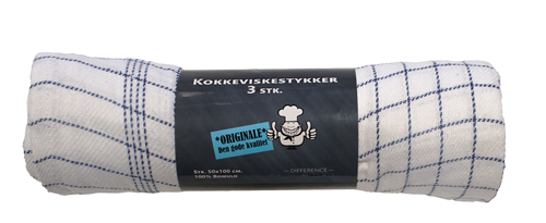 Produktbillede af Kokkeviskestykke 3-pk. Str 50cm x 100cm på tilbud i premium kvalitet