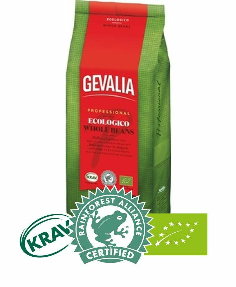 Produktbillede af Kaffebønner Bæredygtig/øko 1kg Gevalia på tilbud i brug