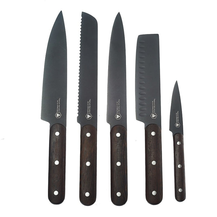 Produktbillede af Laguiole Køkken Kniver 5 Stk på tilbud i premium kvalitet