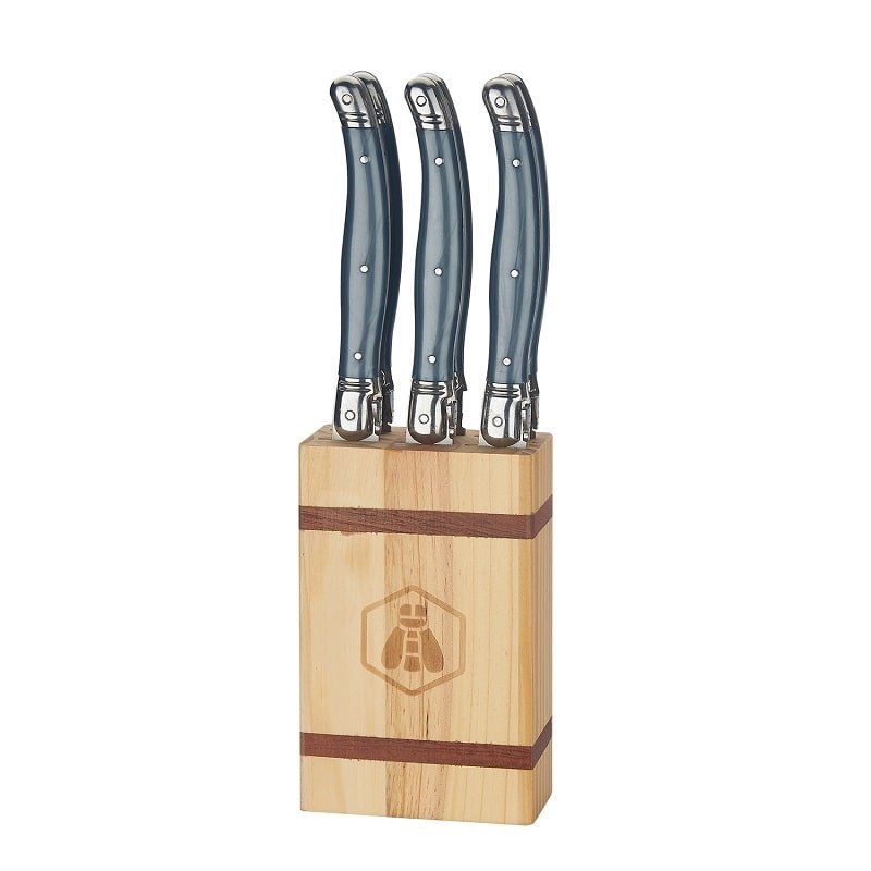 Laguiole Steakknive Grå Plast 6 Stk ❤ Kæmpe udvalg i BF15 ❤ Billig fragt og hurtig levering 2 - 5 hverdage - Varenummer: BAR-18242 / Ean: '3661075218584 på lager - Udsalg på Køkken Borddækning Bestik Spar op til 56% - Over 857 kendte brands på udsalg